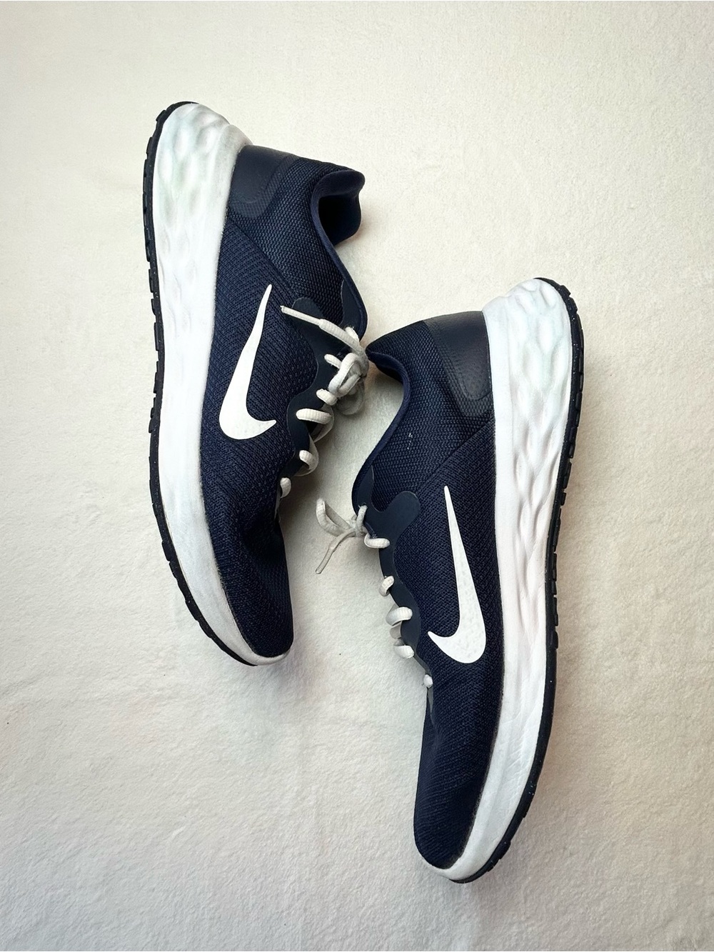 Nike Revolution 6 Men’s Midnight Navy Blue Running Shoes Size US 12 Active Sport